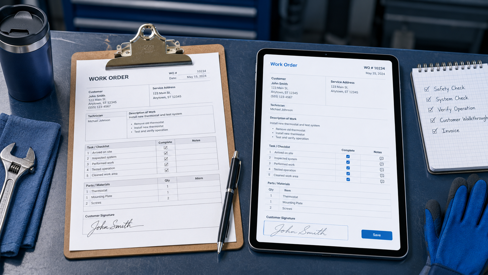 Digital Work Orders vs Paper: What Changes (and What Doesn’t)