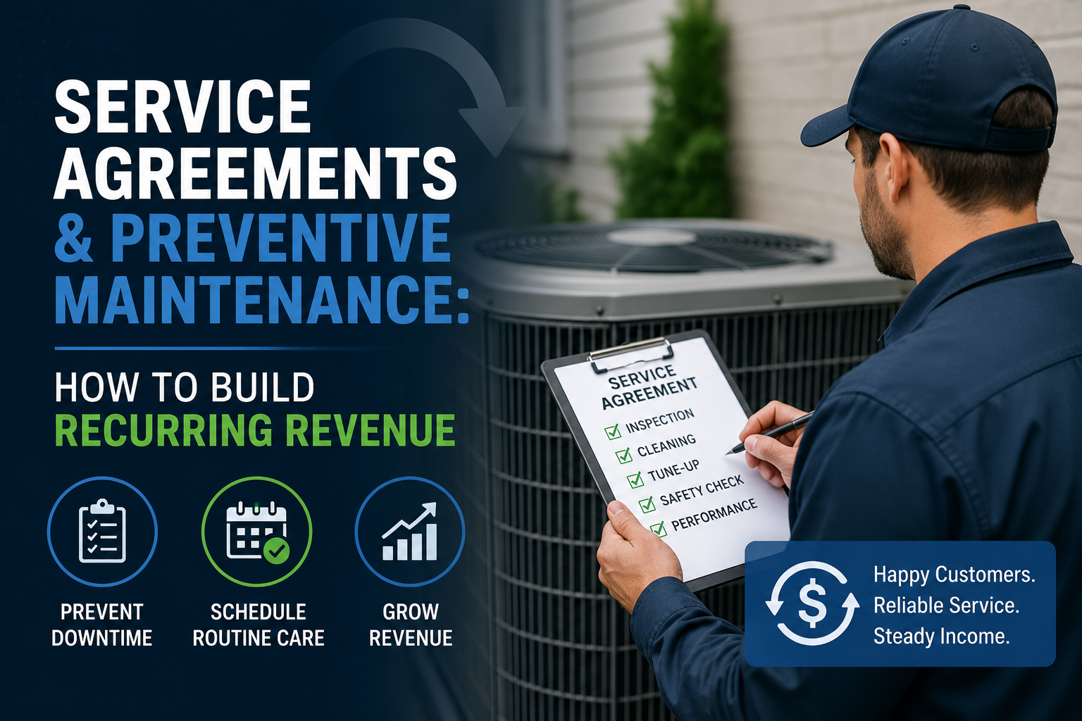 Service Agreements & Preventive Maintenance: How to Build Recurring Revenue